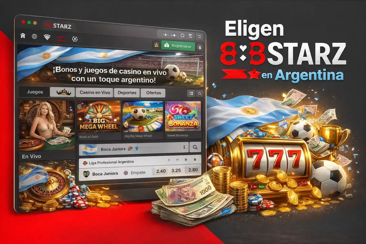 Mejor Opción Casino 888Starz Argentina