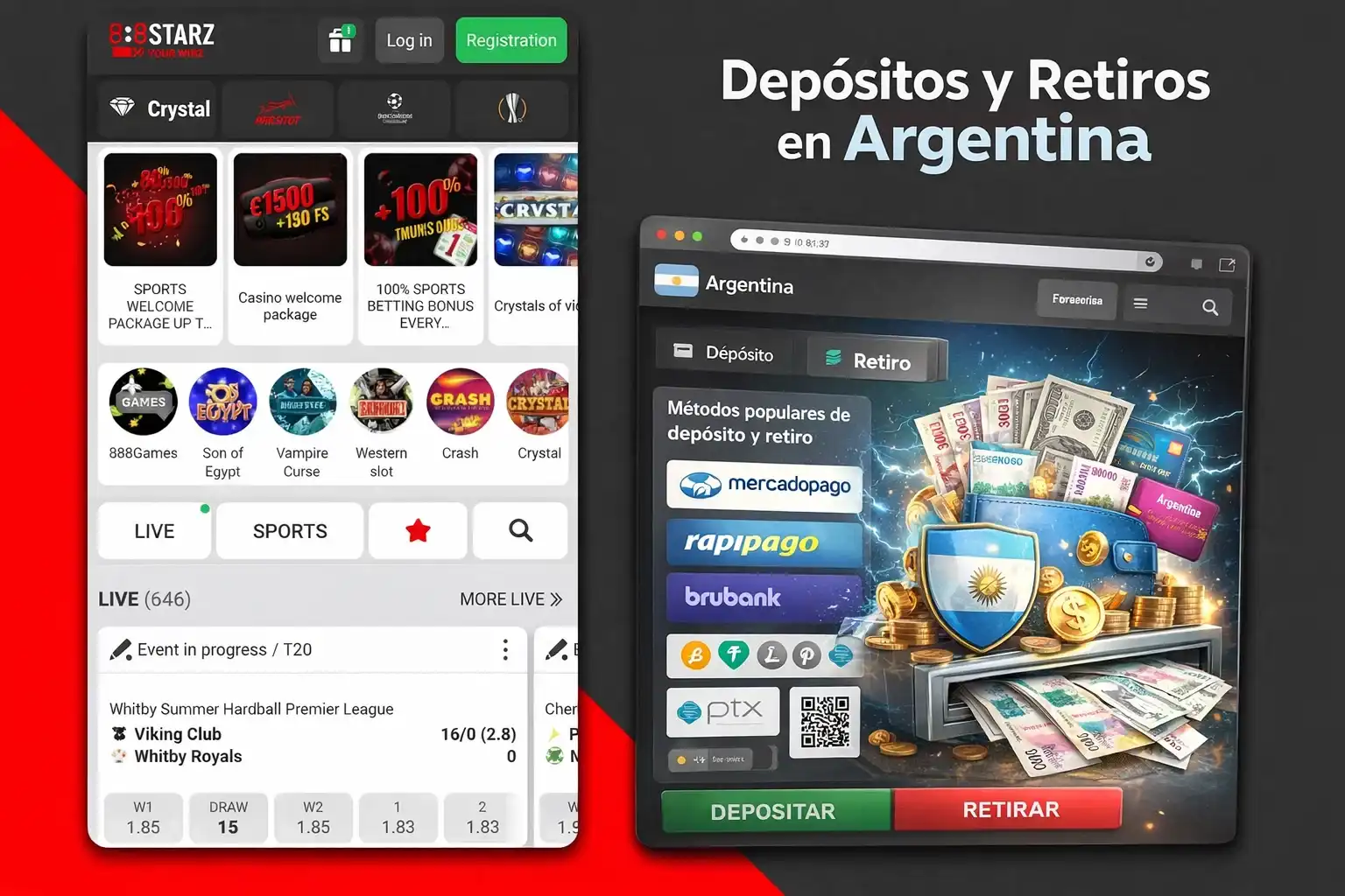 Depósitos y Retiros en Argentina